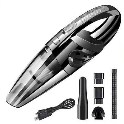 Portable wireless vacuum cleaner, multi-function car and home dual-use, rechargeable and long-lasting battery life, strong sucti