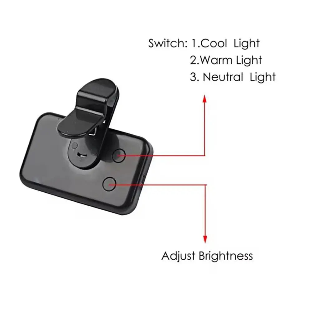 Pocket LED Selfie Light Flash Fill 3 Modes Adjustable Video Photo Ringlight Photography Lamp For IPhone IPad Mobile Phone Laptop