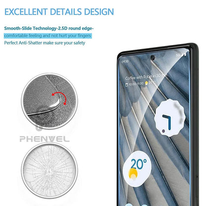 Full Clear Tempered Glass Screen Protector For Google Pixel 8 Pro 7A 6A 7 6 8A 9A 9 Pro XL Anti Shatter Protective Glass