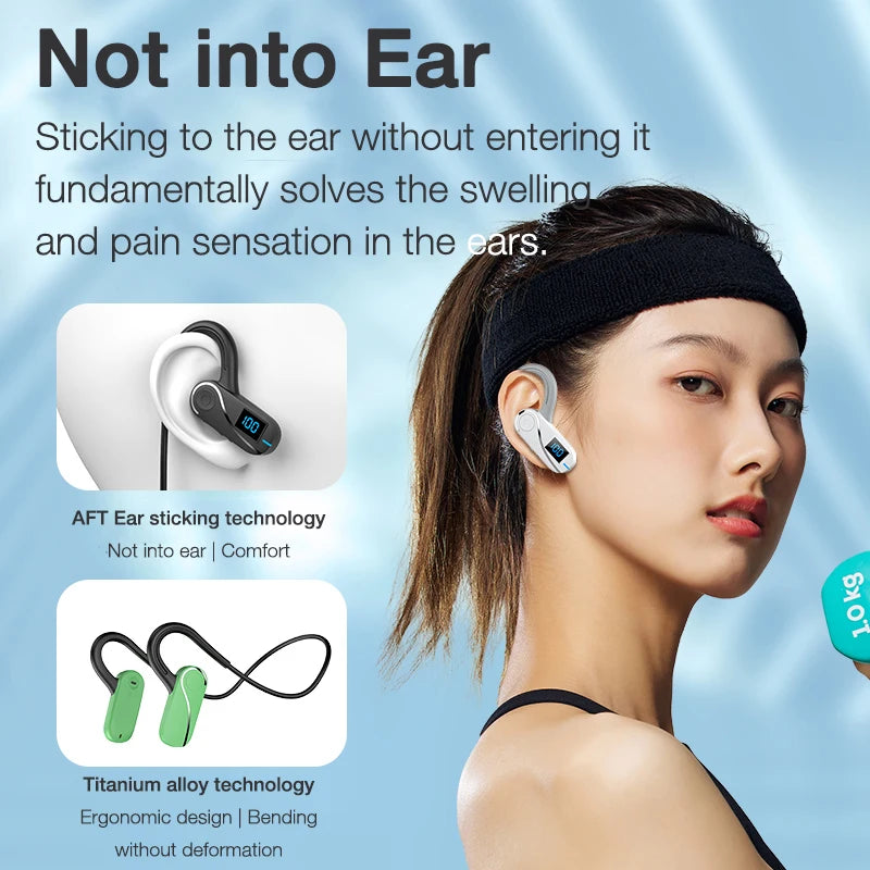 EARDECO Running Sport Neckband Wireless Headphones Handsfree Bluetooth Headphone Riding Bluetooth Earphone with Mic On Ears