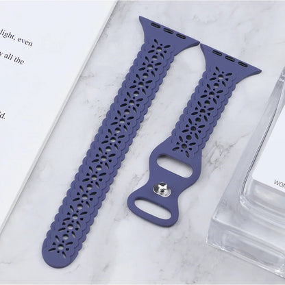 Silicone Sport Strap for Apple Watch Ultra Band 49mm 45mm 44mm 42mm 41mm 40/38mm Rubber Strap Bracelet Iwatch Series 8 7654 SE 3