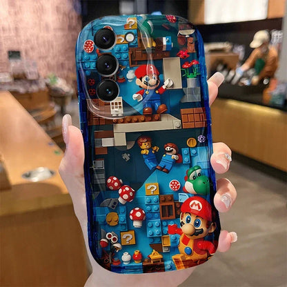 Cartoon Mushroom Case for Samsung Galaxy S25 S24 S23 S22 S21 Ultra Plus S20 FE A73 A72 A71 A56 A55 A54 5G A52 A52S A51 4G Cover
