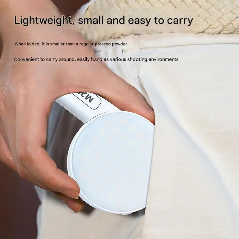 3-in-1 Magnetic Portable Selfie Ring Light Stand for Phone Makeup Mirror - Adjustable Lighting for Perfect Selfies