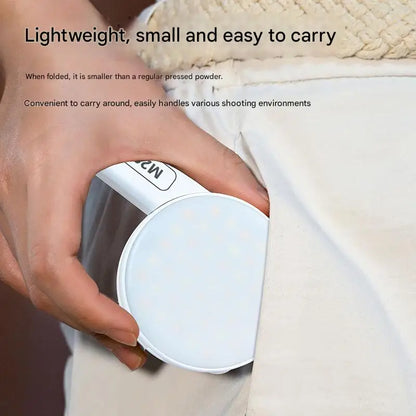 3-in-1 Magnetic Portable Selfie Ring Light Stand for Phone Makeup Mirror - Adjustable Lighting for Perfect Selfies