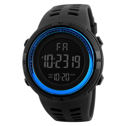 Men’s Military Sports Electronic Watch with Multifunctional Luminous LED Digital Display – Waterproof Wristwatch for Boys, Students, Teens, and Outdoor Activities