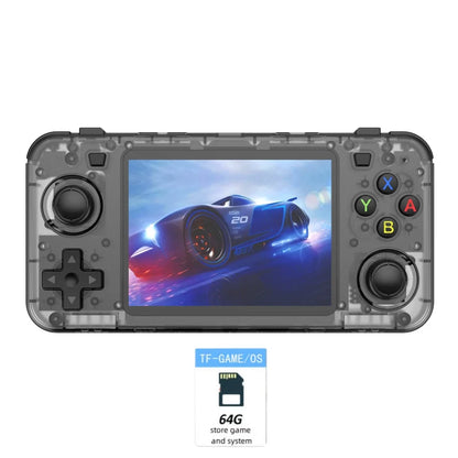 New R36H Game Console R36S Horizontal Retro Handheld Consolas Open Source Portable Pocket Video Player 64GB 3.5 Inch Boy Gift