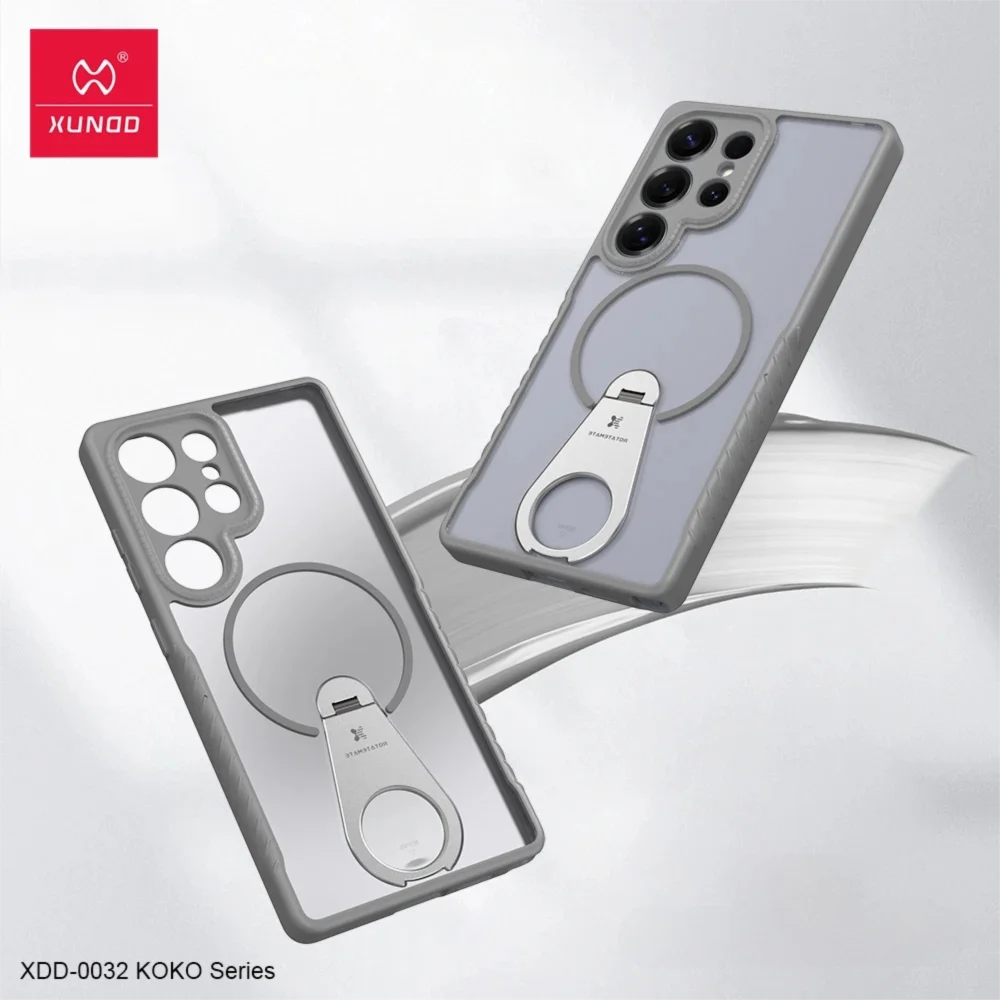 Xundd For Samsung Galaxy S25 24 23 Ultra Case with Adjustable Kickstand Magnetic Case,Anti-Slip Anti-fingerprint Matte Cover