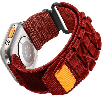 Tactical Strap for Apple Watch Band 49 45mm 44mm 41 40mm Nylon Alpine Trail Loop Bracelet for IWatch Series Ultra 2 9 8 7 5 6 Se