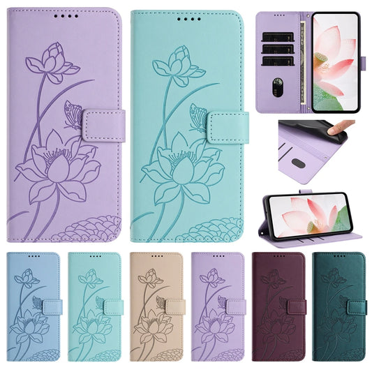 for Funda iPhone 17 16 15 14 13 12 11 Pro Max Lotus Leather Phone Case for Etui iPhone 17 Air 16E 15 Plus Cases Flip Cover Women