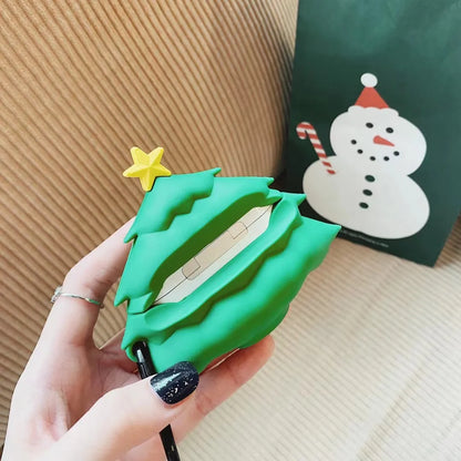 Christmas tree Case For AirPods Pro3 Cartoon silicone soft shell For AirPods 4 Pro2 Cover Earphone Accessories