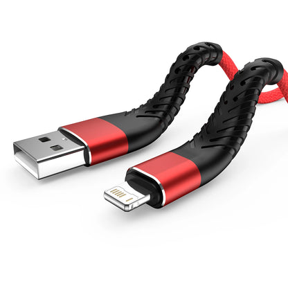 USB Cable For iPhone 14 13 12 11 Pro Max 6 6s 7 8 Plus XS X XR SE iPad 3A Fast Charging Phone Data Sync Wire Cord 0.25M 1M 2M 3M