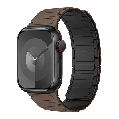Magnetic Loop strap for Apple watch S10 46mm 42mm 40mm 41mm 45mm 44mm 49mm Silicone Strap for lWatch Series Ultra 2 9 8 7 6 5 4