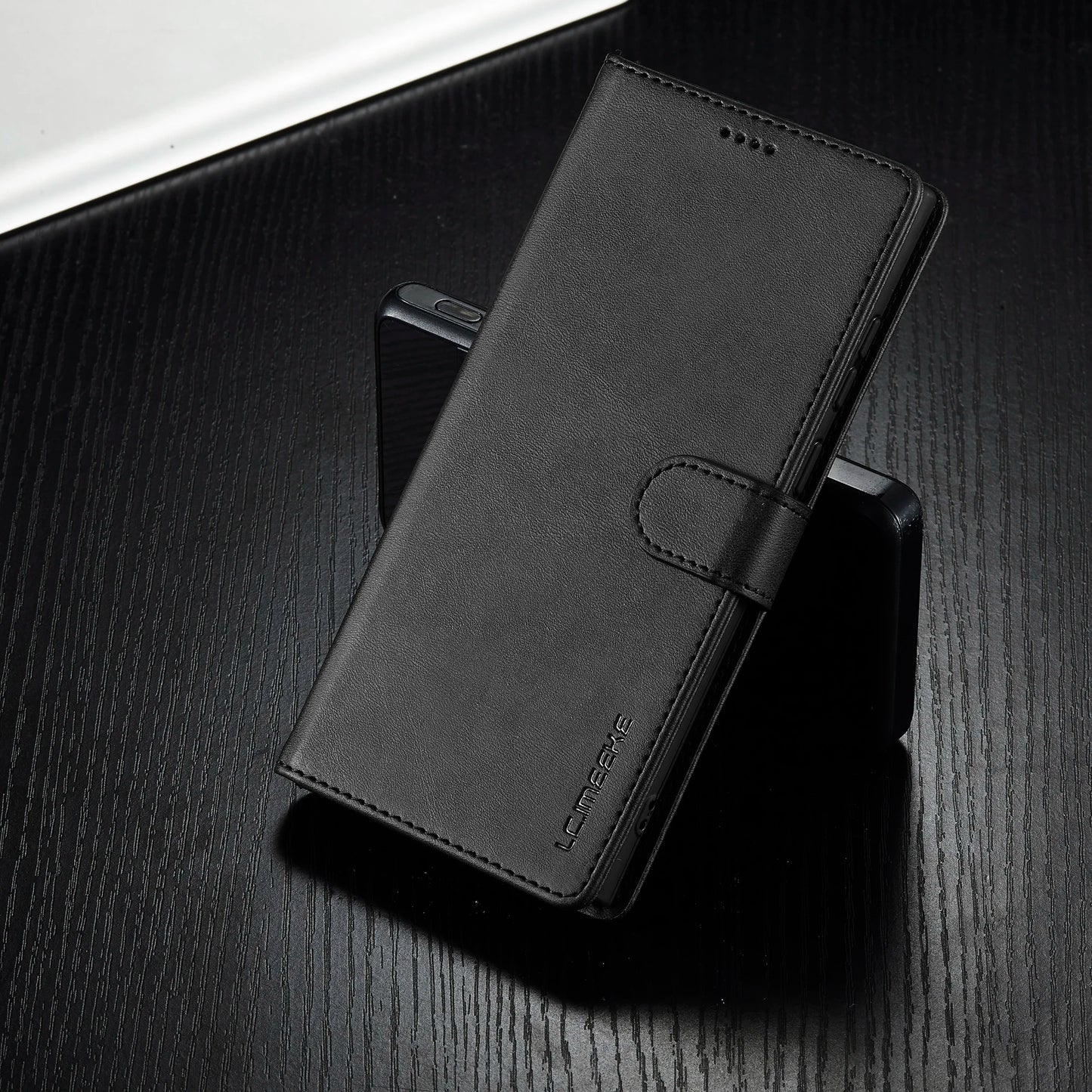 Leather Wallet Case For Samsung Galaxy S25 S24 S23 S22 Ultra S21 S20 FE S10 S9 Plus Note20 10 Plus Business Flip Card Cover