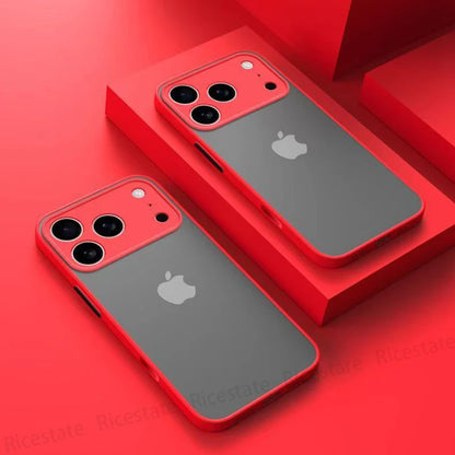 New Armor Bumper Shockproof Phone Case For Apple iPhone 17 Pro Max iphone17 Pro Max 17Pro 17 Air Silicone Hard Cover Capa