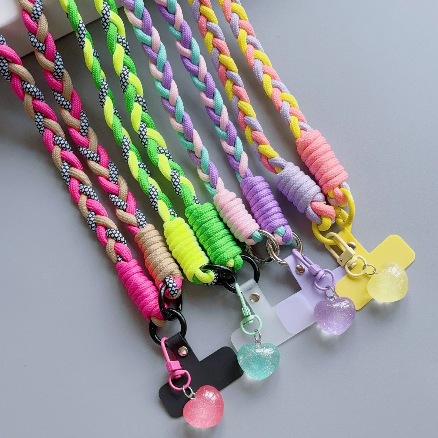 Creative Cartoon Mobile Phone Universal Lanyard Crossbody Long Rope Lanyard Rope Cartoon Decorative Pendant Accessories