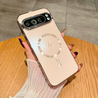 For Google Pixel 10 Pro XL 9 8 7 6 Pro 9A 8A 7A 6A Case MagSafe Magnetic Wireless Charging Lens Protection PC Shockproof Cover
