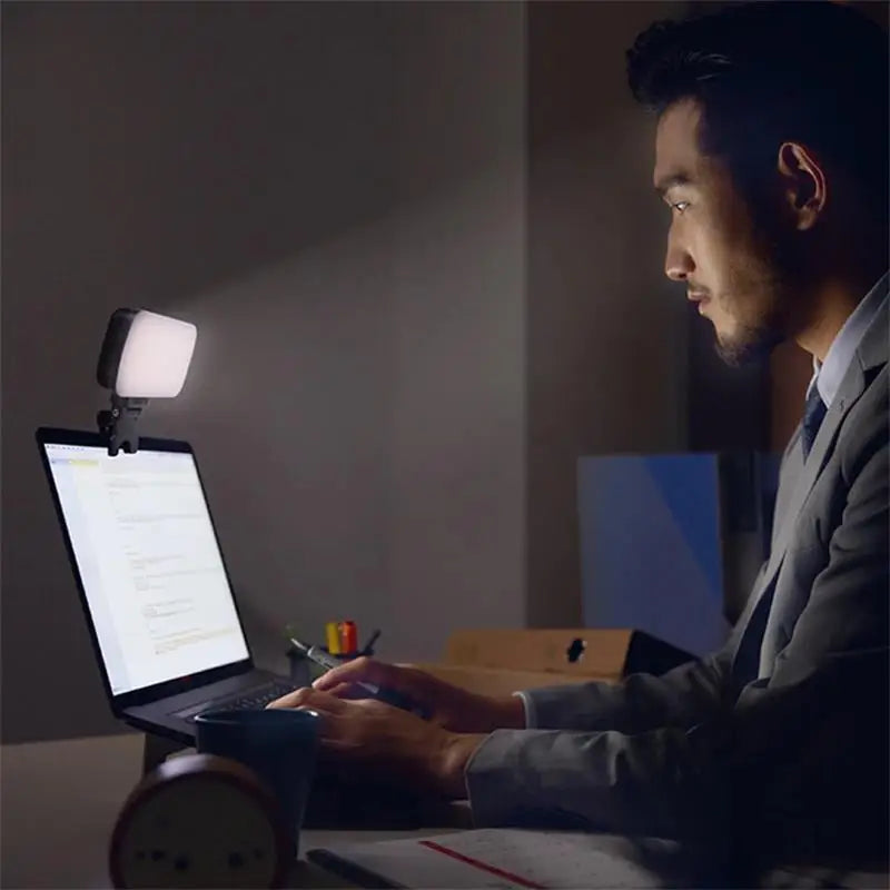 Pocket LED Selfie Light For IPhone Samsung IPad Mobile Phone Laptop Clip Ring Flash Fill Video Photo Ringlight Photography Lamp