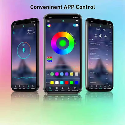 5V USB RGBlC Firework Strip Lights LED Bluetooth APP Control Smart Lamp Sync Music Bedroom Decor Dream Light LED Strip Light