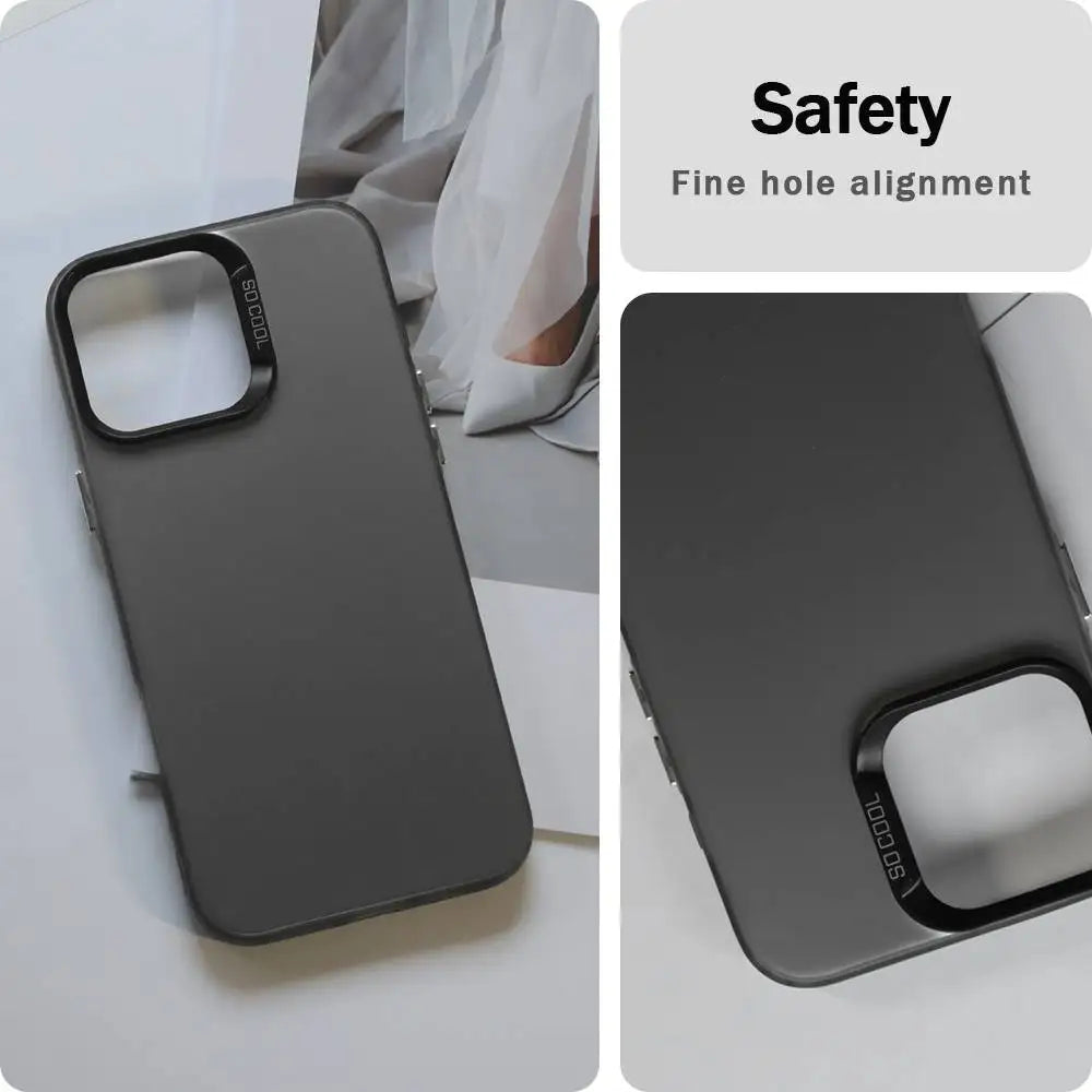 Christmas Lights Phone Case For iPhone 16 15 14 13 12 17 Pro Max Independent Metal Button Electroplating Mobile