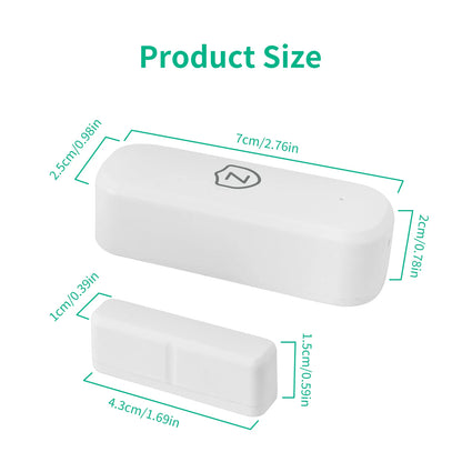 Tuya Zigbee Door Sensor Smart WiFi Door Detector Wireless Security Automation Works With Smart Home APP Voice Alexa Google Home
