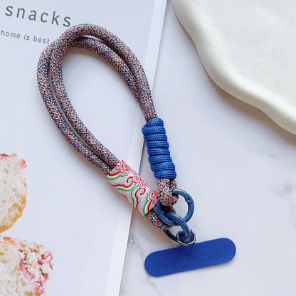 New Handwoven Universal Lanyard Mobile Phone Universal Lanyard Wrist Strap Short Rope Hand Strap Hand Rope Decorative Pendant