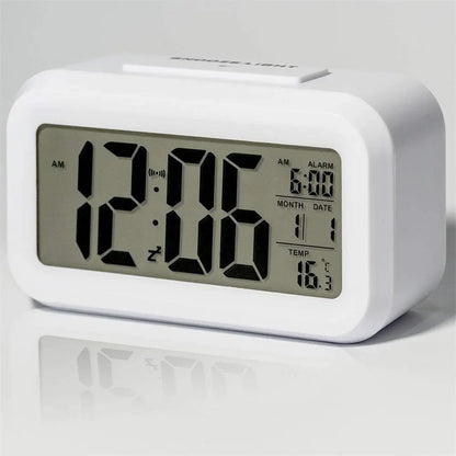 LED Digital Alarm Clock Backlight Snooze Data Time Calendar Desktop Multifunction Electronic Backlight Table Clock - covers4phones