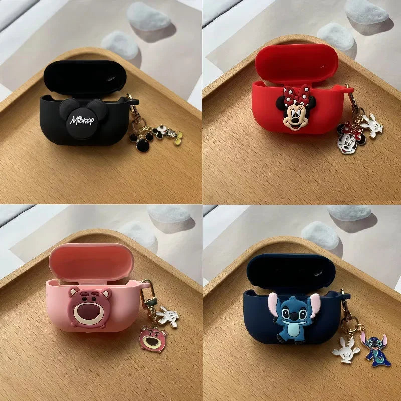 Disney DIY Cartoon Case Cover for Samsung Galaxy Buds 3 Buds 3Pro Case Earphone Accessories for Samsung Galaxy Buds3 Cover