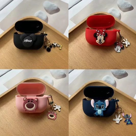 Disney DIY Cartoon Case Cover for Samsung Galaxy Buds 3 Buds 3Pro Case Earphone Accessories for Samsung Galaxy Buds3 Cover