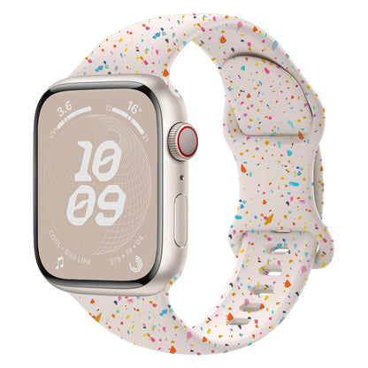 Soft Sport Silicone Loop Band for Apple Watch Series 3 to Ultra – Compatible with 38mm to 49mm Sizes, Adjustable Comfortable Bracelet Strap for iWatch Series 9, 8, 7, 6, 5, SE, Ultra 2