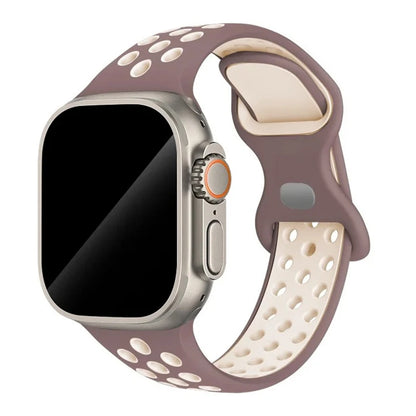 Strap For Apple Watch Band 46mm 44mm 49mm 45mm 40mm 41mm 38 42mm correa Breathable bracelet iwatch series 10 8 SE 7 6 5 9 Ultra