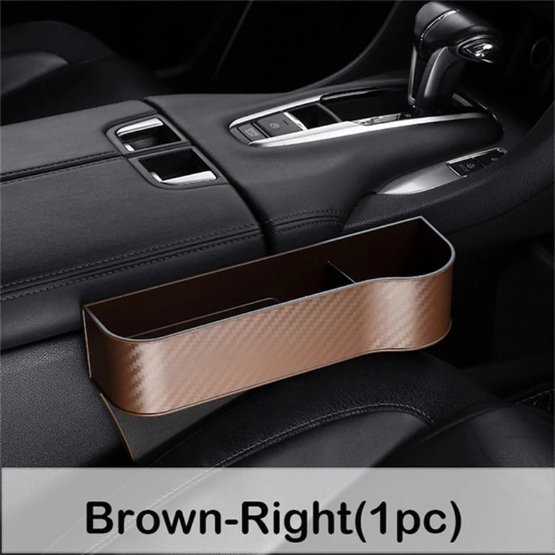 Car Seat Crevice Gaps Storage Box Seat Organizer Gap Slit Filler Holder For Wallet Phone Cigarette Slit Pocket Car Storag Box
