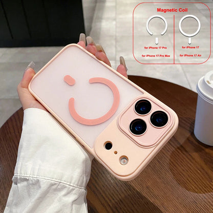 Magnetic Case for iPhone 17 Pro Max 17 Air Cover Matte Clear Shockproof Mag-safe Charge Camera Protector Lens Film Shell Fundas