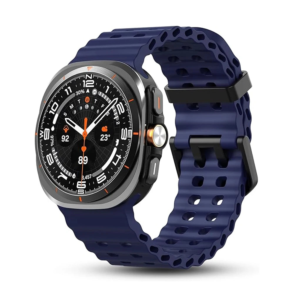 Original Strap for Samsung Galaxy watch Ultra 47mm accessories Marine Silicone Sport Bracelet Correa Galaxy watch 7 Ultra Band