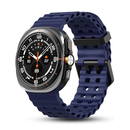 Original Strap for Samsung Galaxy watch Ultra 47mm accessories Marine Silicone Sport Bracelet Correa Galaxy watch 7 Ultra Band