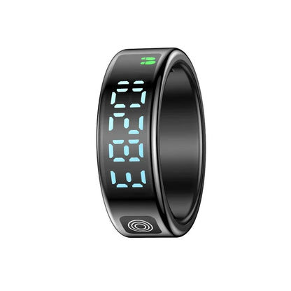 Smart Ring Multifunctional Health Tracker Heart Rate Blood Oxygen Monitor Brush Tiktok Waterproof Men Women Ring Sleep Fitness - covers4phones