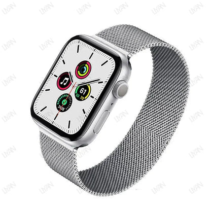 Milanese Loop for apple watch band 44mm 45mm 40mm 41mm 46-42mm pride bracelet iwatch series 9 8 7 6 SE 5 4 10 ultra 2 49mm strap