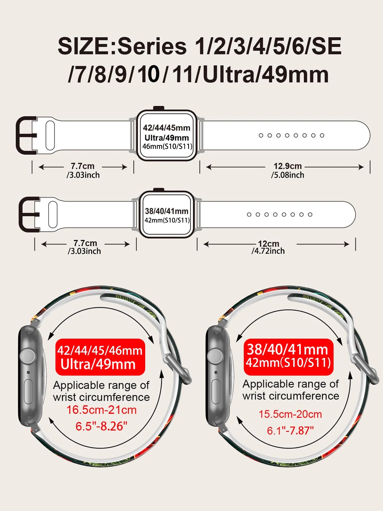 Christmas Tree Strap For Apple Watch Band 45mm 44mm 40mm 41 42-38mm Soft Bracelet iwatch Series 8 7 se 3-6 9 10 11 Ultra 2 49mm