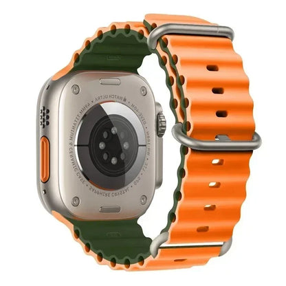 Ocean Band for Apple Watch Straps 45mm 46mm 44mm Ultra 2 49mm 41mm 42mm 40mm wrist bracelet correa iWatch series 7 6 3 se 8 9 10