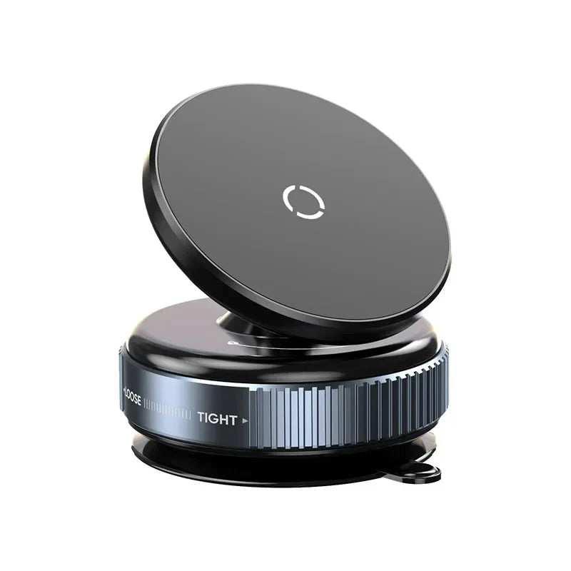 Car Mount Vacuum Magnetic Holder Foldable Strong Suction Stand For Cell Phone For iphone 16 15 12 13 14  Live Streaming