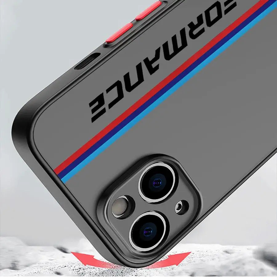 Sports Car Brand-B-M-W Phone Case for Apple iPhone SE 16e 12 Mini 6s XS X 7 8 SE 15 Pro Max 16 Pro 11 Pro Max XR 14 13 Pro Black