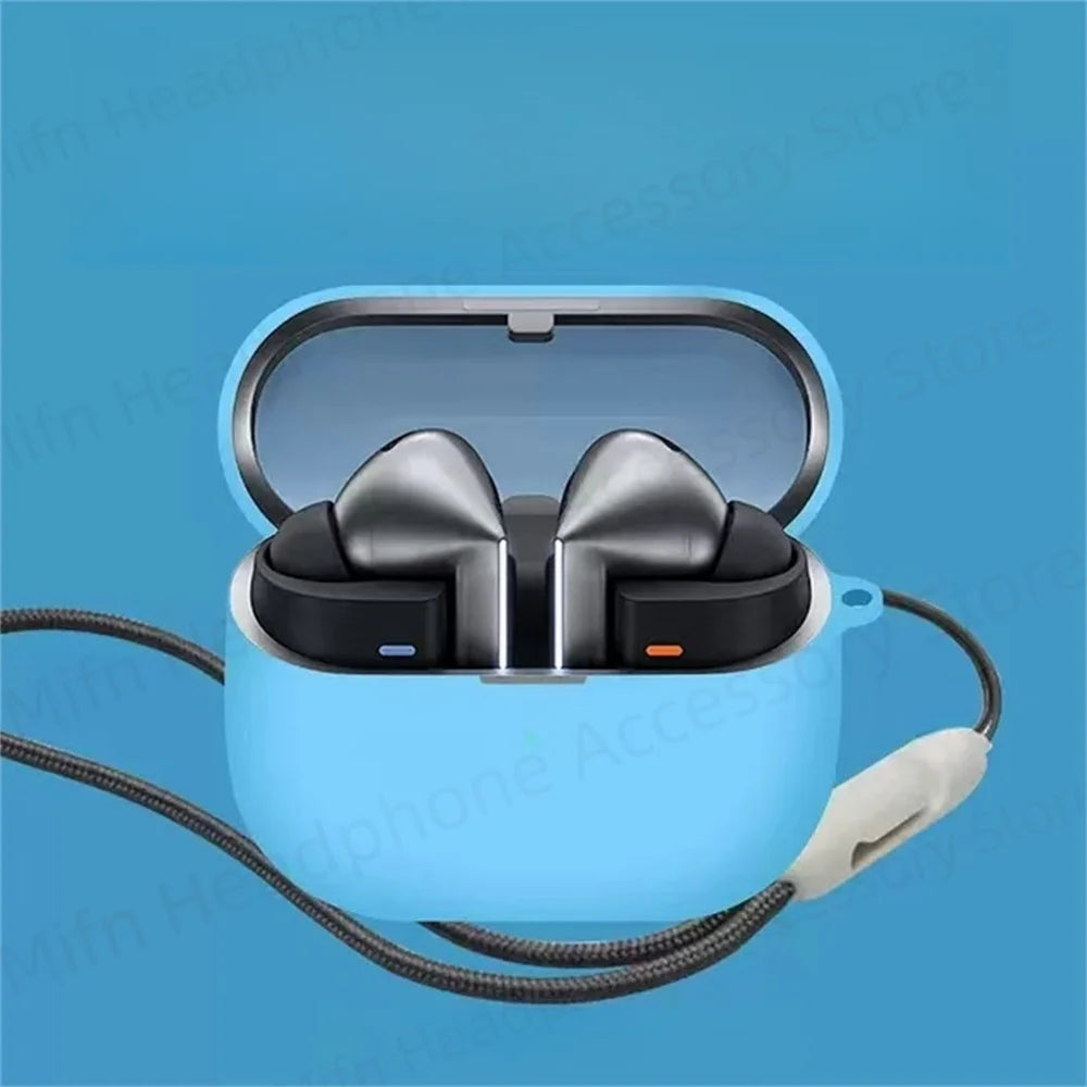 2 in 1 Silicone Case for Samsung Galaxy Buds3/Galaxy Buds3 Pro (2024) Shockproof Full Protective Accessory Cover Cute For Women