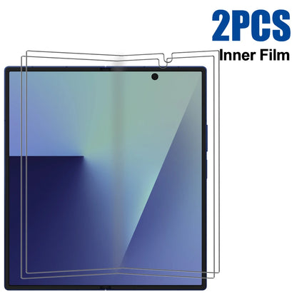 Flexible Hydrogel Film for Samsung Galaxy Z Fold 7 HD Clear Front Back Full Cover Screen Protectors for Samsung Galaxy Z Fold 7