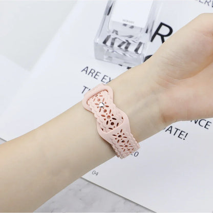 Silicone Sport Strap for Apple Watch Ultra Band 49mm 45mm 44mm 42mm 41mm 40/38mm Rubber Strap Bracelet Iwatch Series 8 7654 SE 3