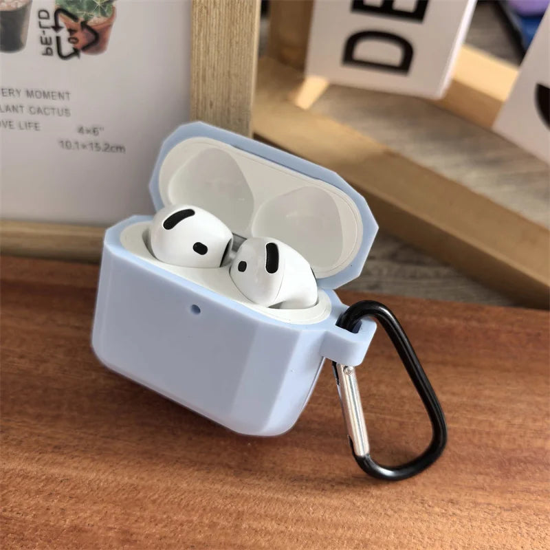 New simplicity Silicone Earphone Cases For Airpods 4-3 Headphones Case Protective Case For Apple Airpods Pro2 Covers Accessories