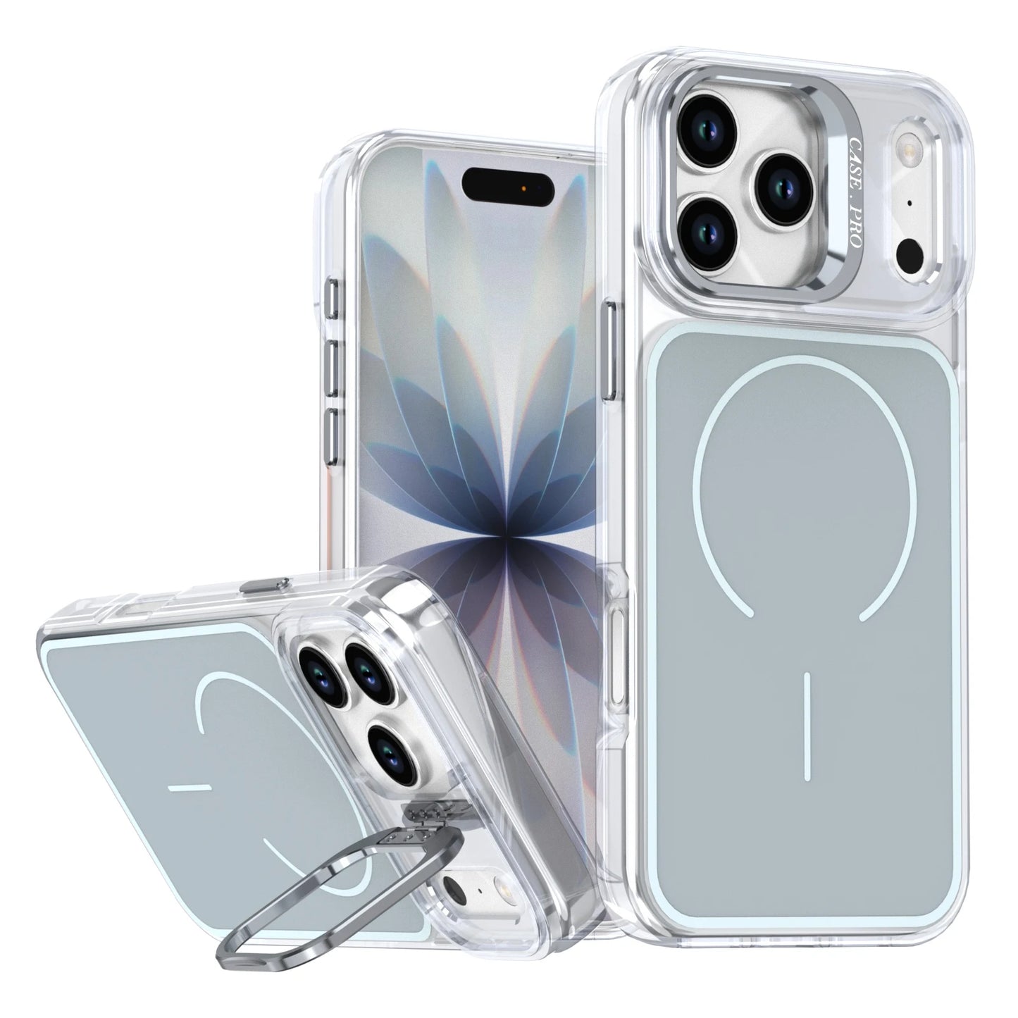 Luxury for Magsafe Magnetic  Clear Colorful border Case For iPhone 17 Pro Max Air 16 15 14  Plus 13 12 11 Wireless Charge Cover