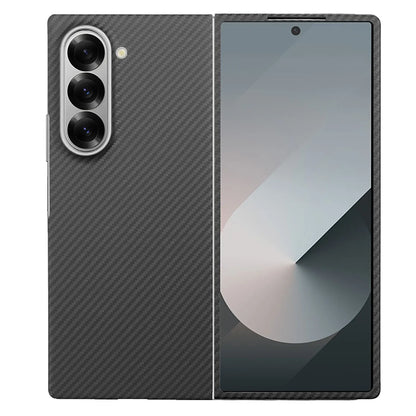 Real Pure Carbon Fiber Cover For SAMSUNG Galaxy Z Fold 7 Case Aramid Fiber Ultra Thin CoverCentral hinge protection for Magsafe