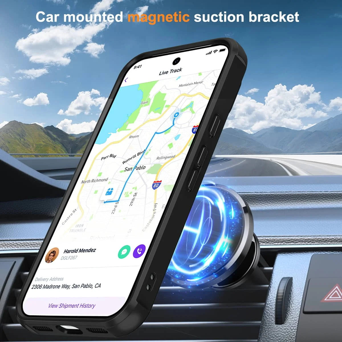 Magnetic For Google Pixel 10 Pro XL Pixel 10 9 Pro Case [Compatible With Magnetic] With Stand, Drop Protection] Shockproof Cover