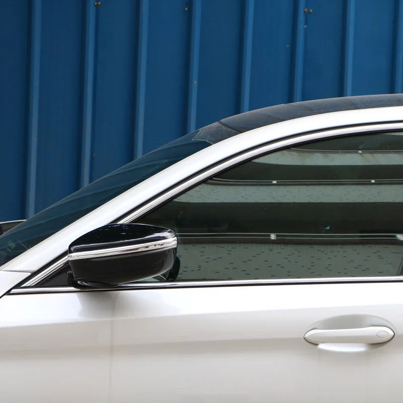 Blue Film Car Window Chrome Bright Strip Front Bumper Anti-Collision Strip Body Frame Body Modification Medium Mesh Trim Strip