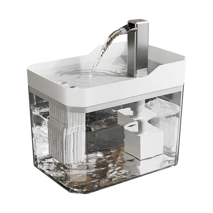 USB Cat Water Dispenser with Pump Water Filter Silent Anti-Dry Burning Automatic Recirculating Pet Live Water Flow Drinker