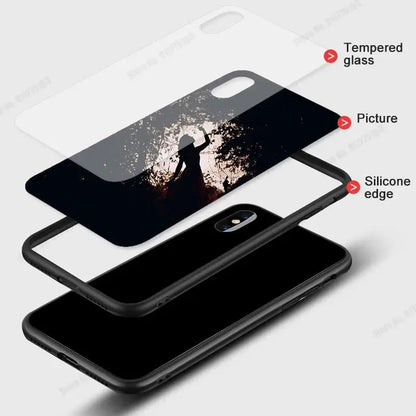 Custom Phone Case For iPhone 16 Pro Max 15 14 Plus 13 12 11 Pro Max Xs Max XR 16e Personalized DIY Picture Glass Protect Cover